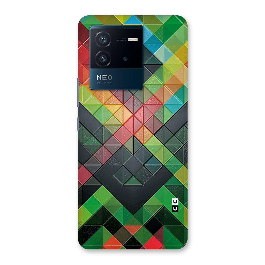 Too Much Colors Pattern Back Case for Vivo iQOO Neo 6 5G