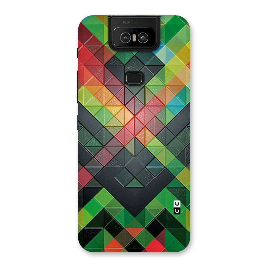 Too Much Colors Pattern Back Case for Zenfone 6z