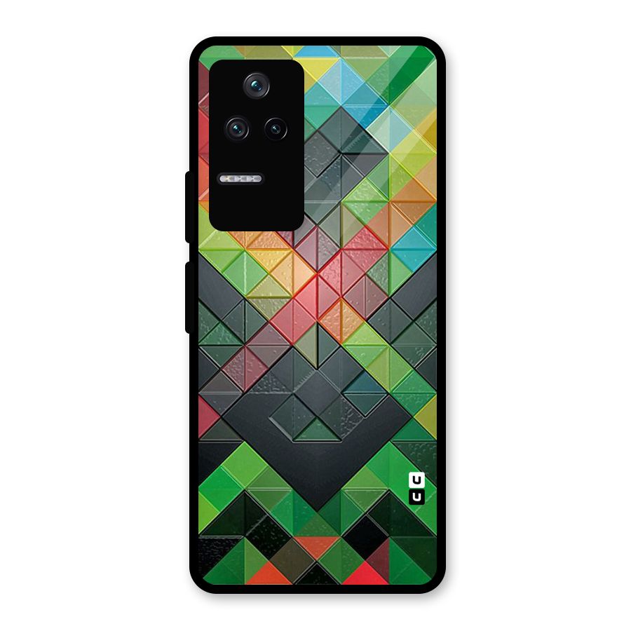 Too Much Colors Pattern Glass Back Case for Poco F4 5G