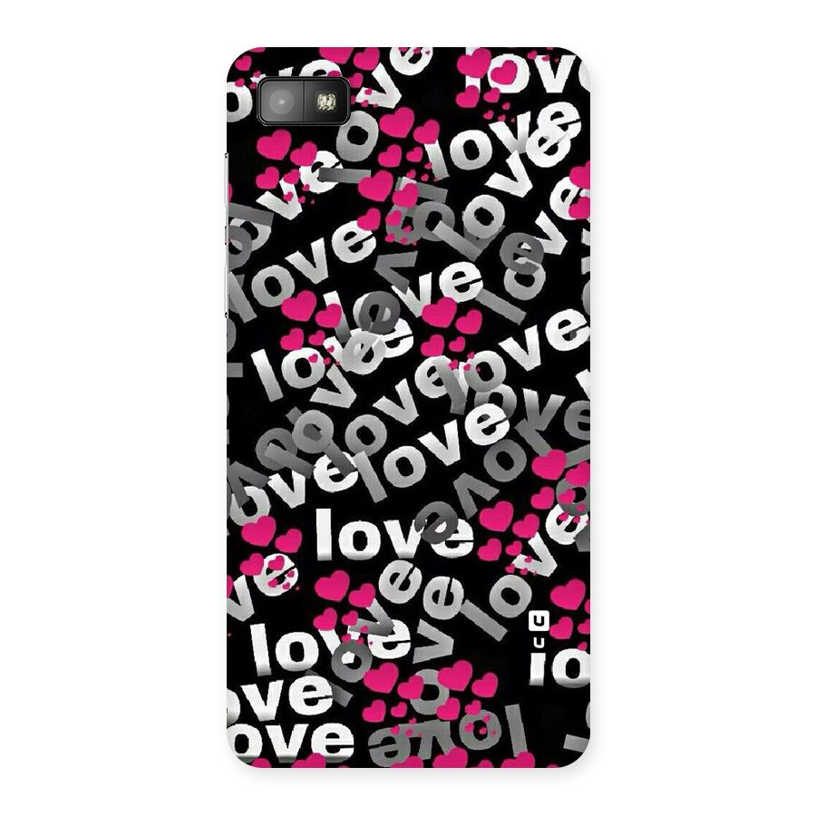 Too Much Love Back Case for Blackberry Z10