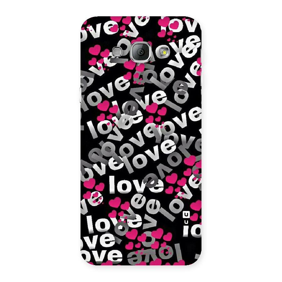 Too Much Love Back Case for Galaxy A8