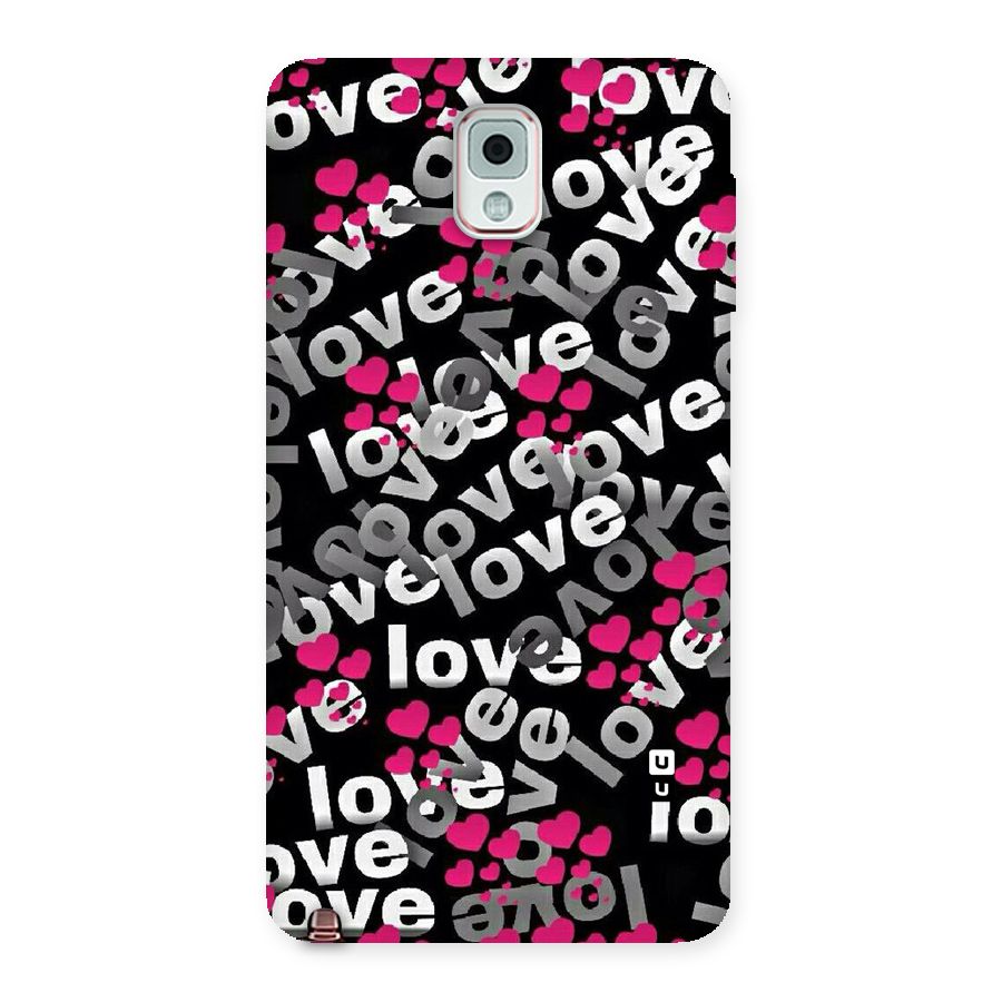 Too Much Love Back Case for Galaxy Note 3