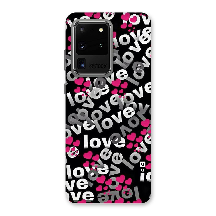 Too Much Love Back Case for Galaxy S20 Ultra