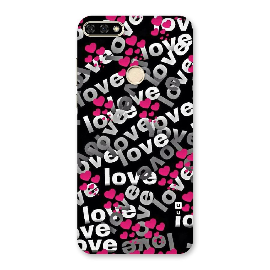 Too Much Love Back Case for Honor 7A