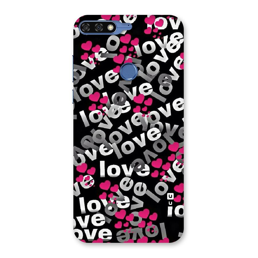 Too Much Love Back Case for Honor 7C
