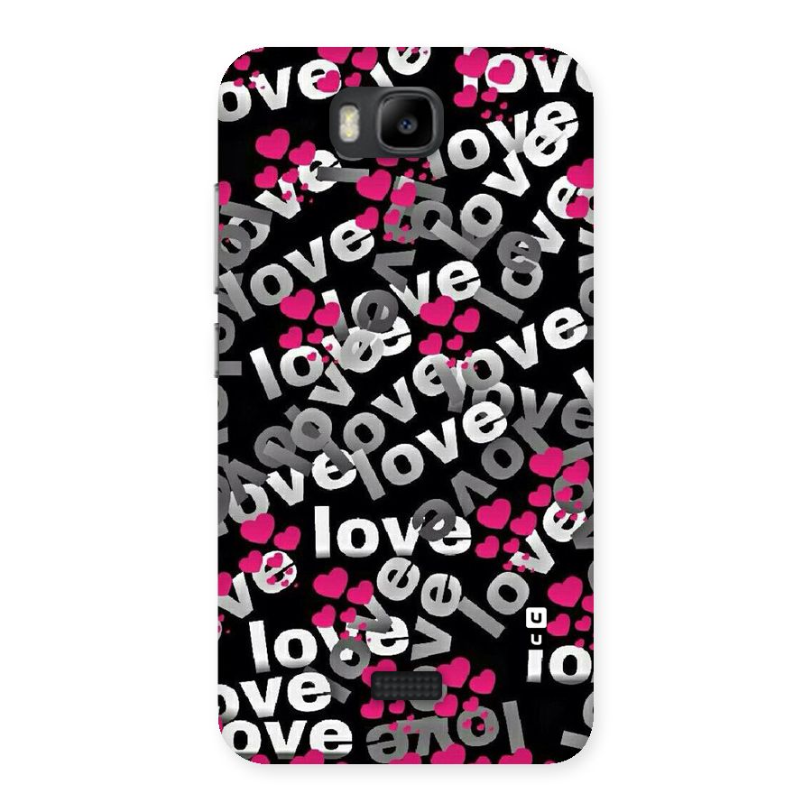 Too Much Love Back Case for Honor Bee