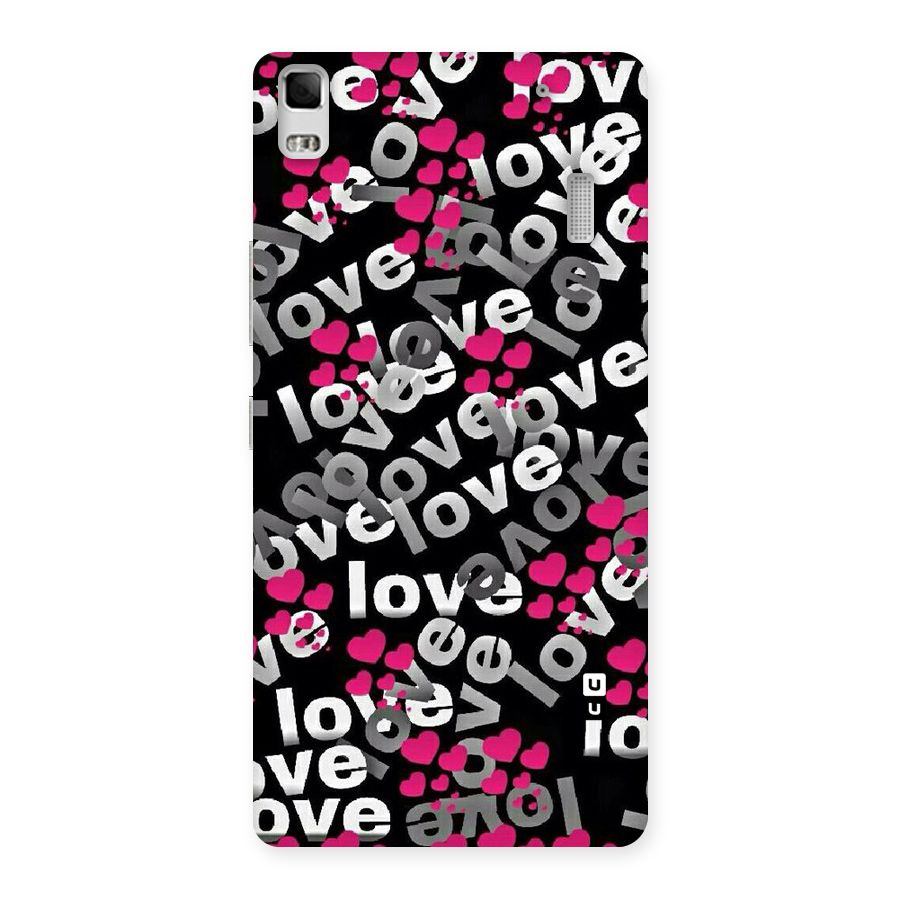 Too Much Love Back Case for Lenovo K3 Note