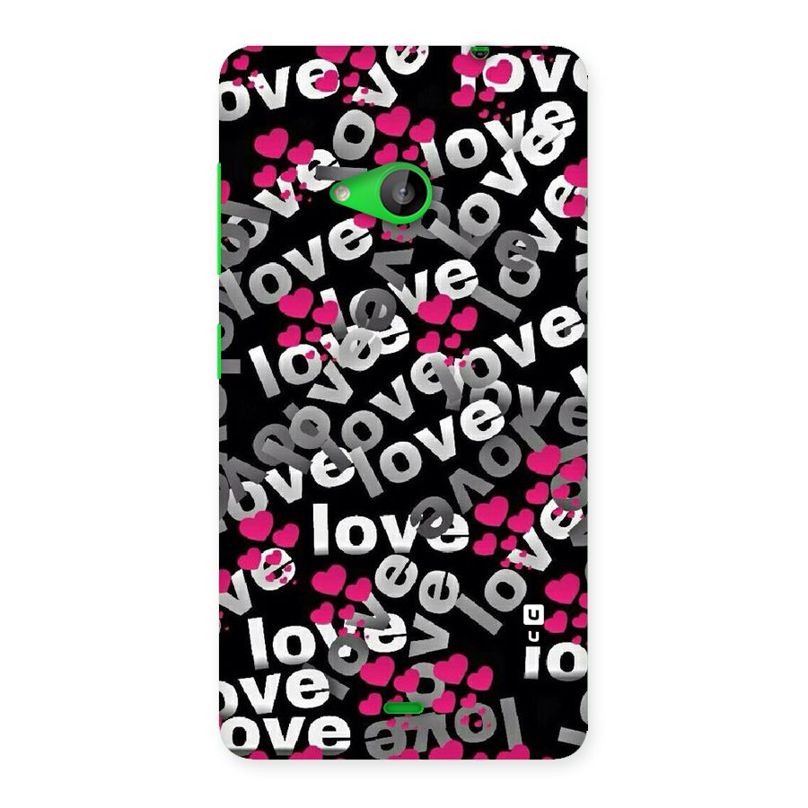 Too Much Love Back Case for Lumia 535