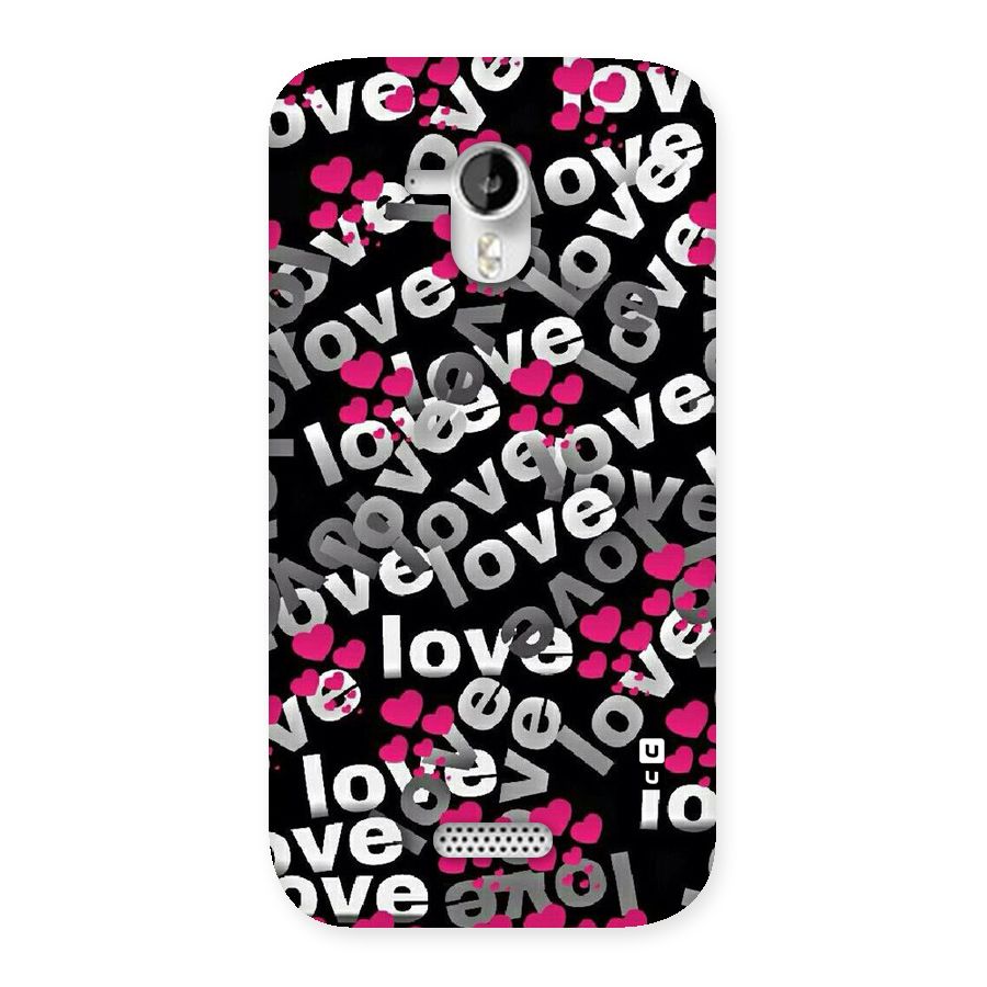 Too Much Love Back Case for Micromax Canvas HD A116