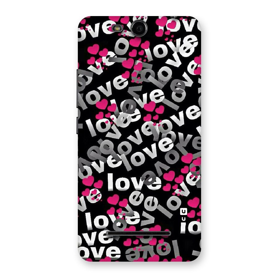 Too Much Love Back Case for Micromax Canvas Juice 3 Q392