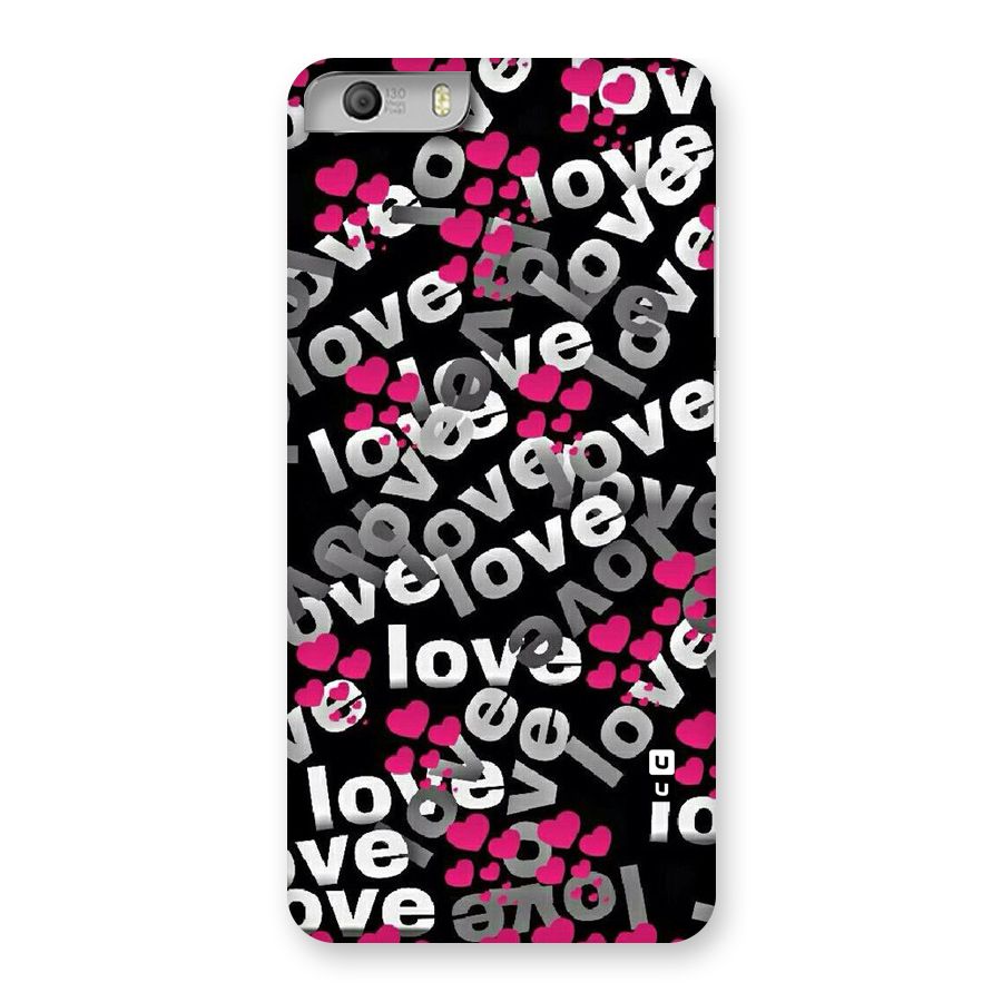 Too Much Love Back Case for Micromax Canvas Knight 2