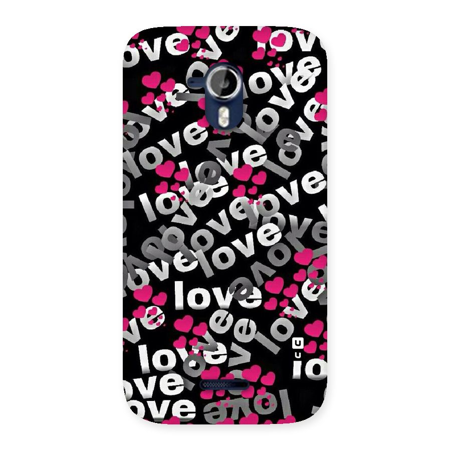 Too Much Love Back Case for Micromax Canvas Magnus A117