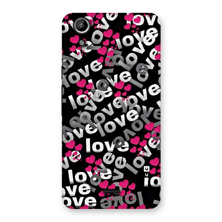 Too Much Love Back Case for Micromax Canvas Selfie Lens Q345
