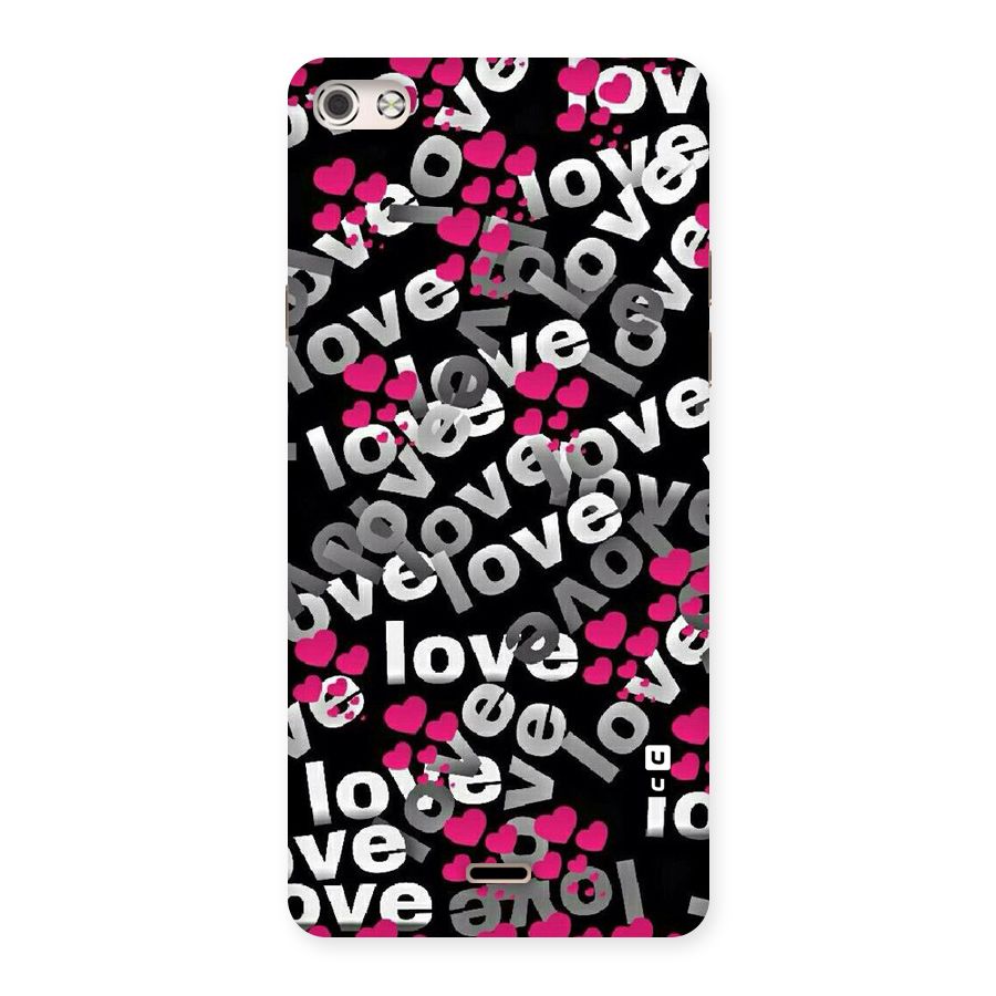 Too Much Love Back Case for Micromax Canvas Silver 5
