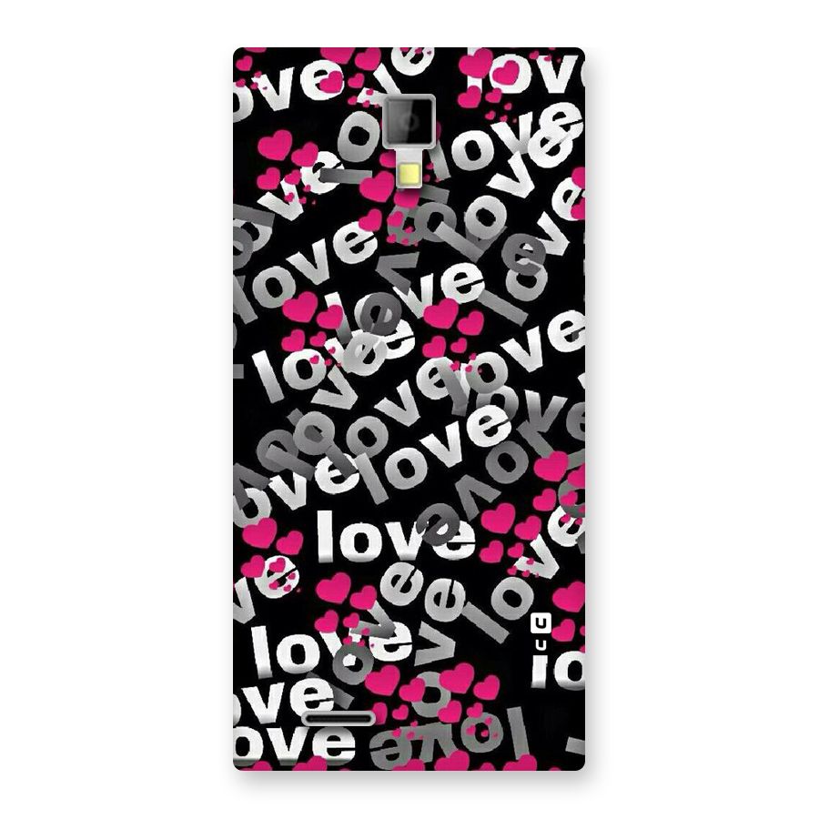 Too Much Love Back Case for Micromax Canvas Xpress A99