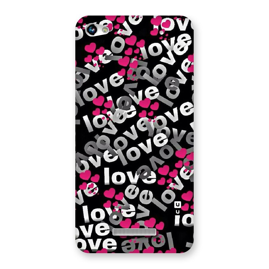 Too Much Love Back Case for Micromax Hue 2