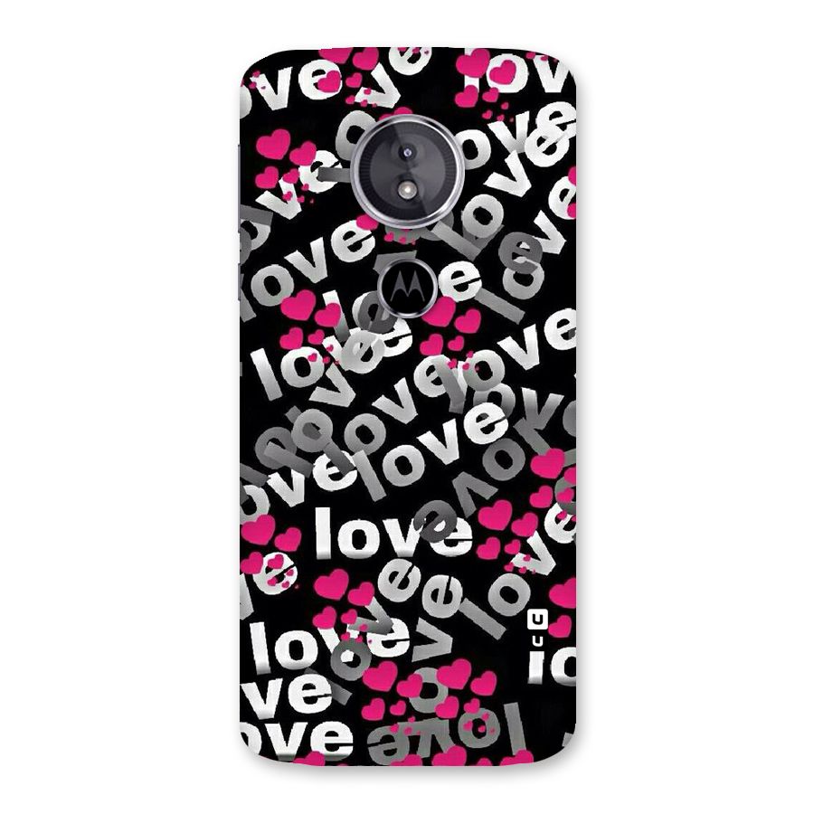 Too Much Love Back Case for Moto E5
