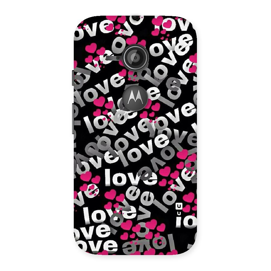 Too Much Love Back Case for Moto E 2nd Gen