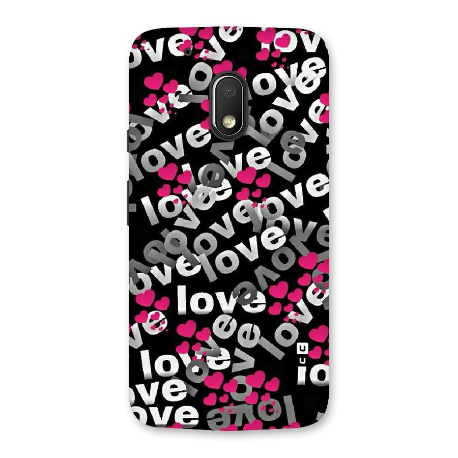 Too Much Love Back Case for Moto G4 Play
