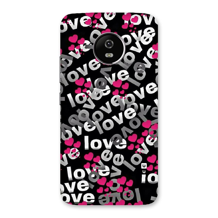 Too Much Love Back Case for Moto G5