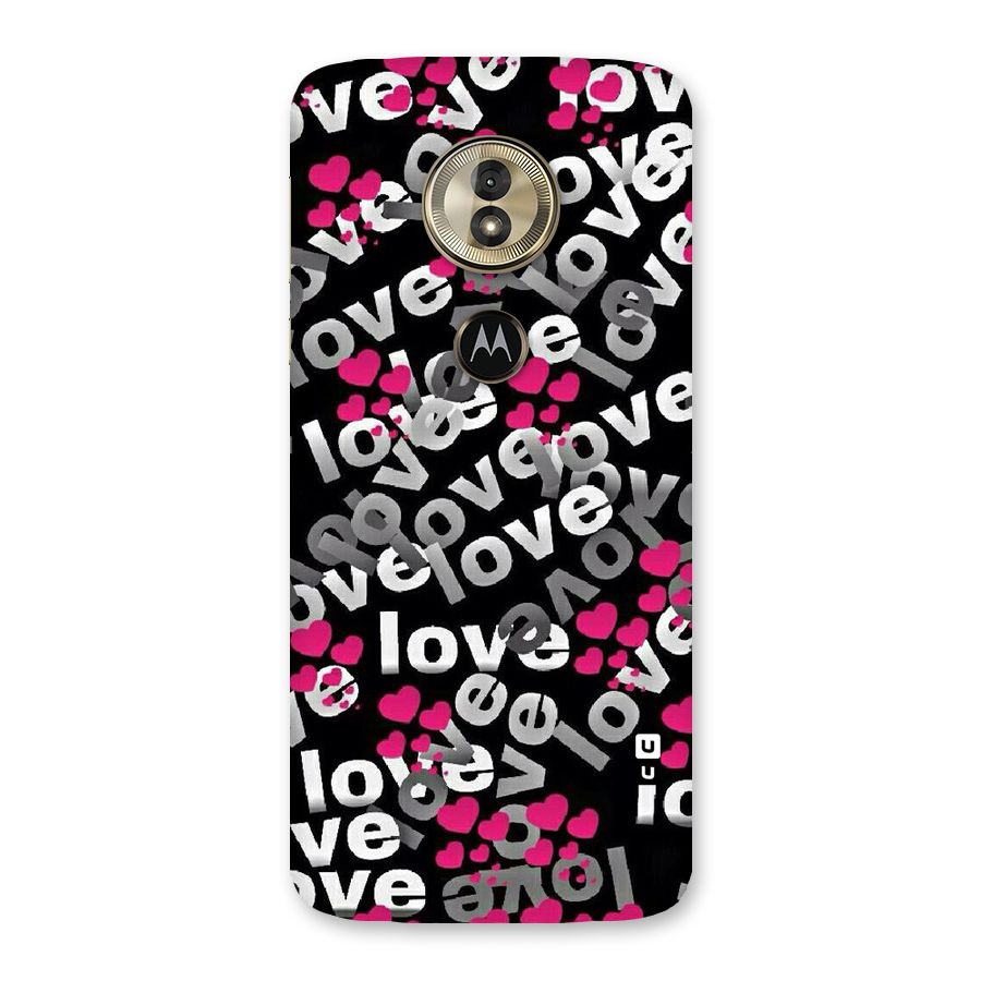 Too Much Love Back Case for Moto G6 Play
