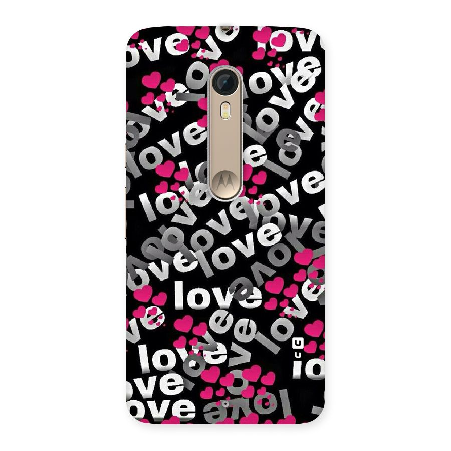 Too Much Love Back Case for Motorola Moto X Style