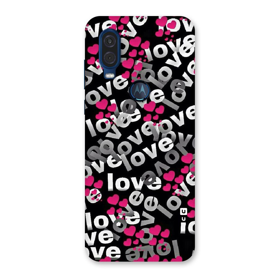 Too Much Love Back Case for Motorola One Vision