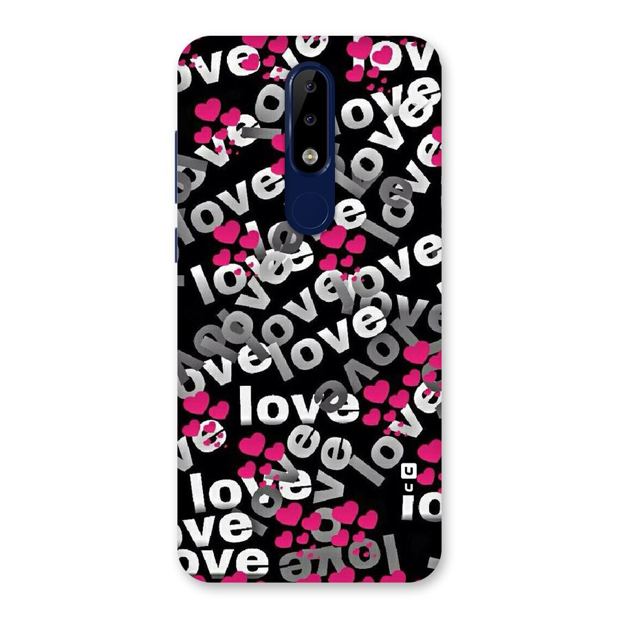 Too Much Love Back Case for Nokia 5.1 Plus