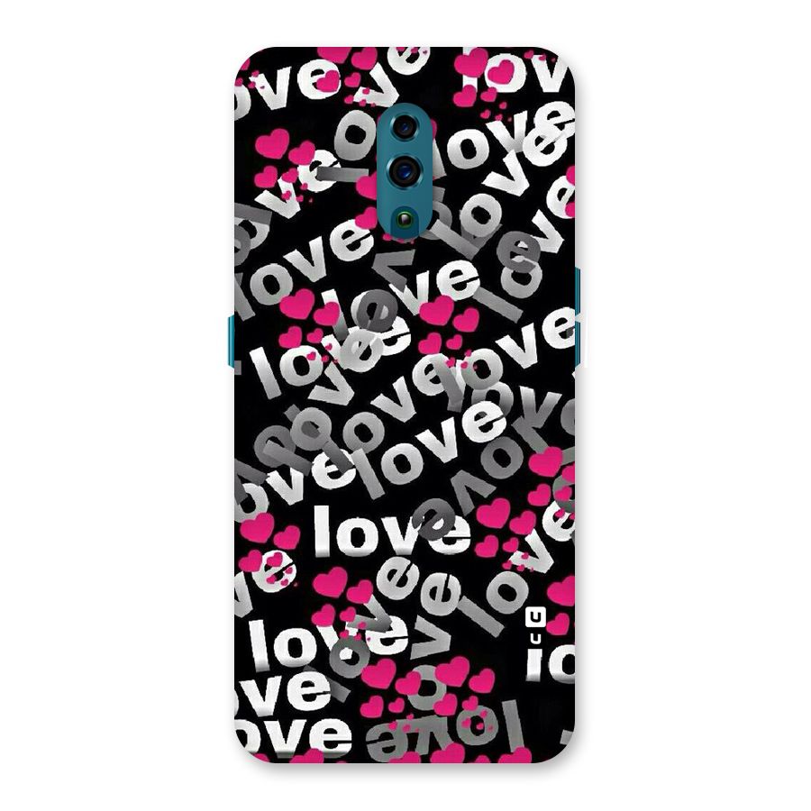 Too Much Love Back Case for Oppo Reno