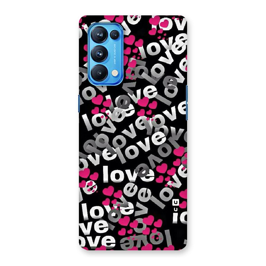 Too Much Love Back Case for Oppo Reno5 Pro 5G