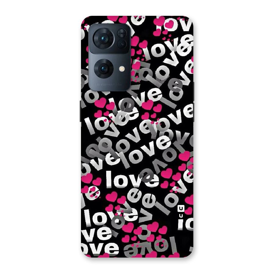 Too Much Love Back Case for Oppo Reno7 Pro 5G