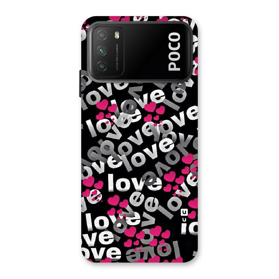 Too Much Love Back Case for Poco M3