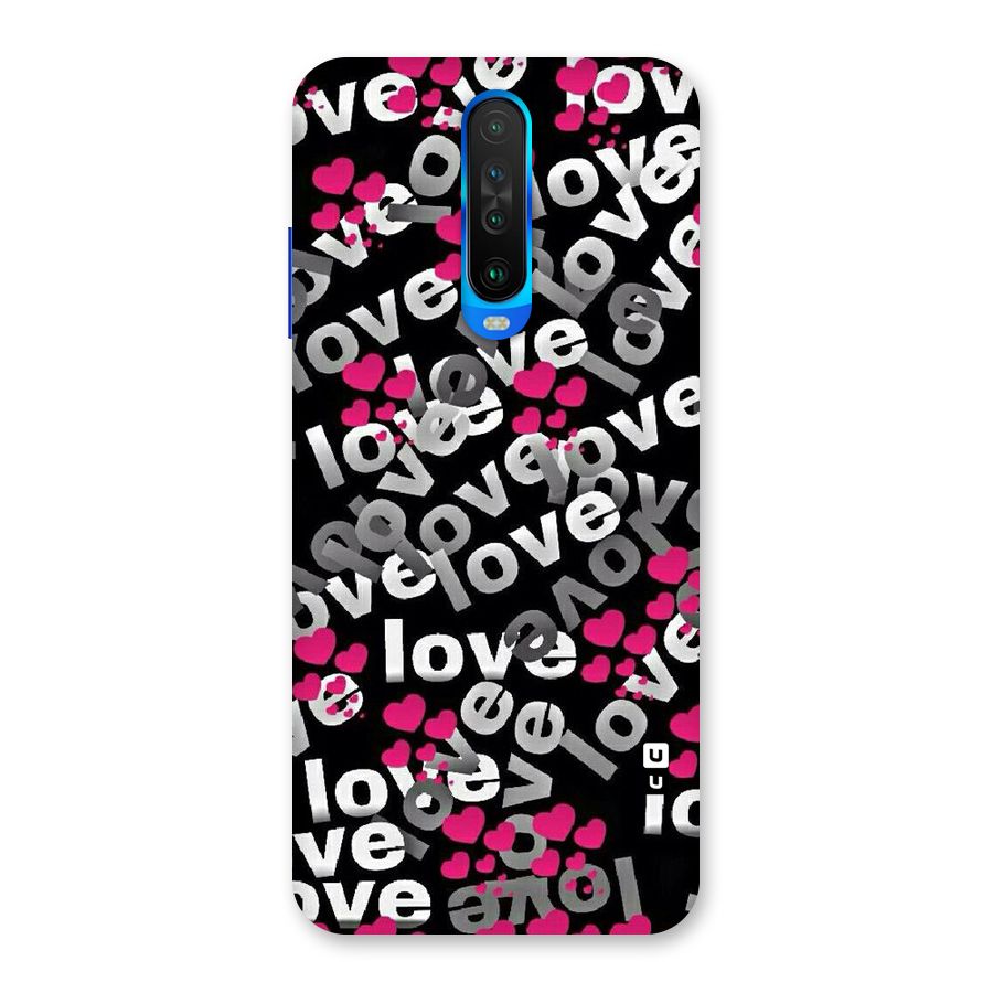 Too Much Love Back Case for Poco X2