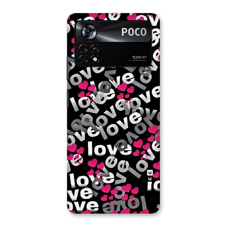 Too Much Love Back Case for Poco X4 Pro 5G