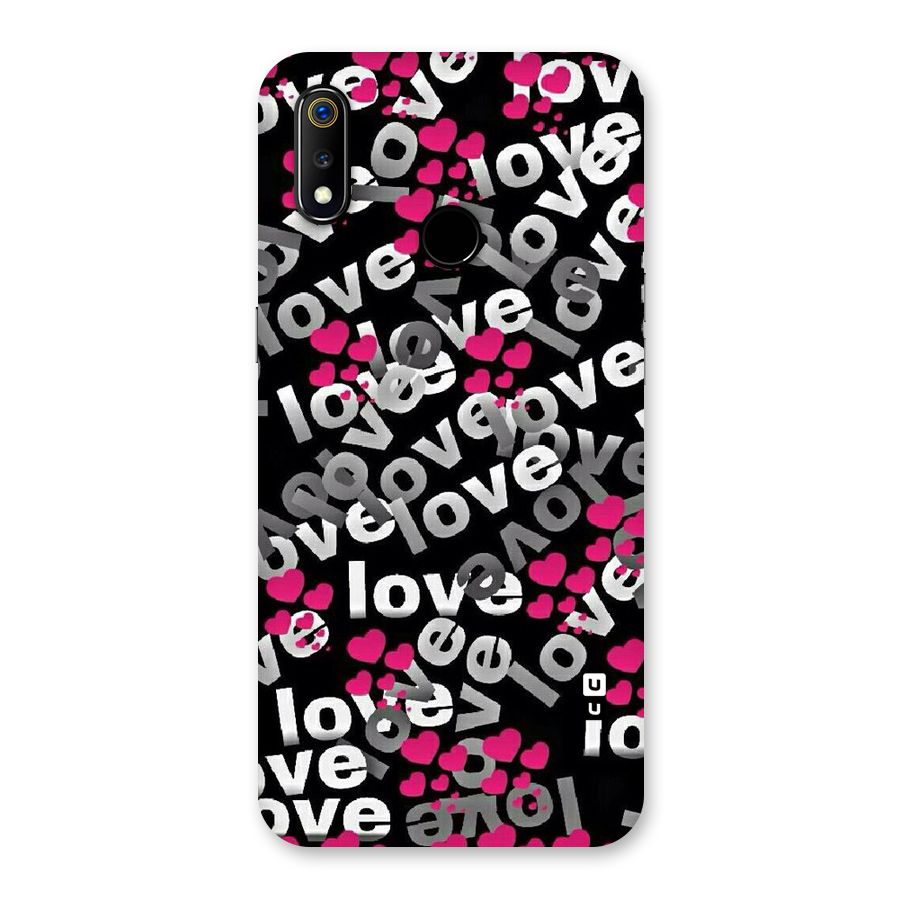 Too Much Love Back Case for Realme 3