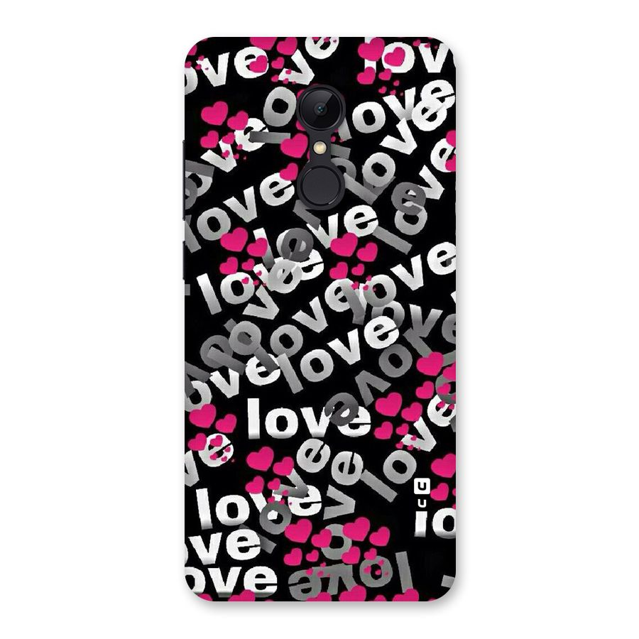 Too Much Love Back Case for Redmi 5