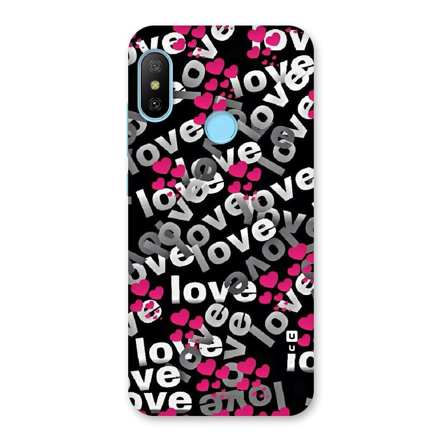 Too Much Love Back Case for Redmi 6 Pro