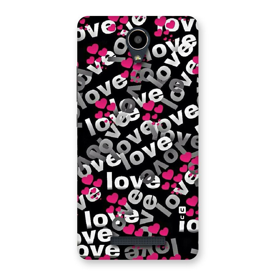 Too Much Love Back Case for Redmi Note 2