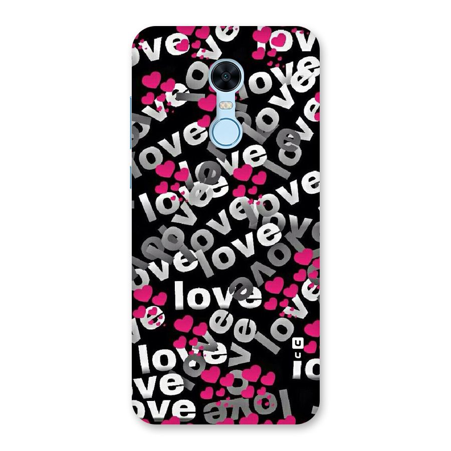Too Much Love Back Case for Redmi Note 5