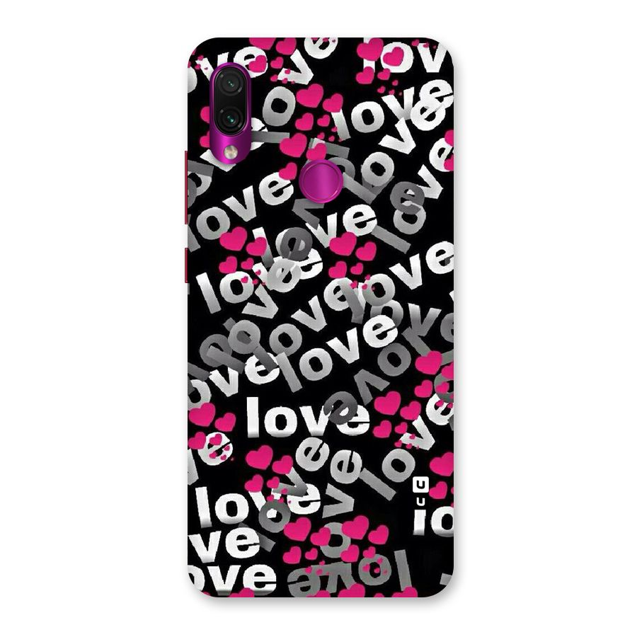 Too Much Love Back Case for Redmi Note 7 Pro