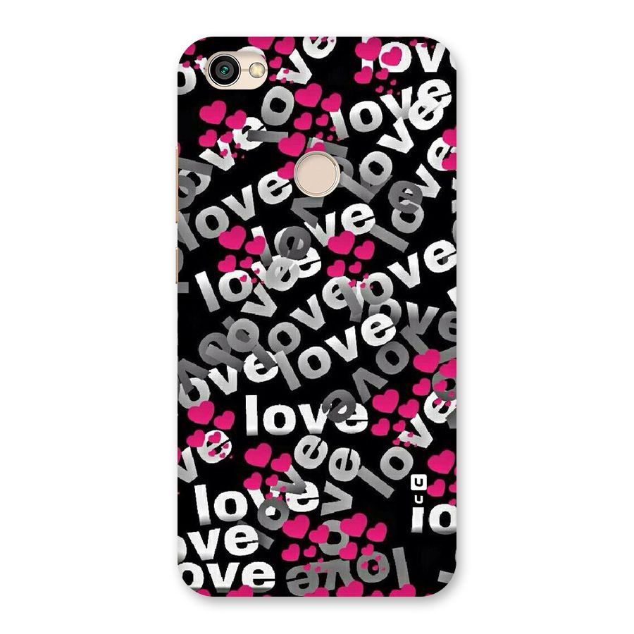 Too Much Love Back Case for Redmi Y1 2017