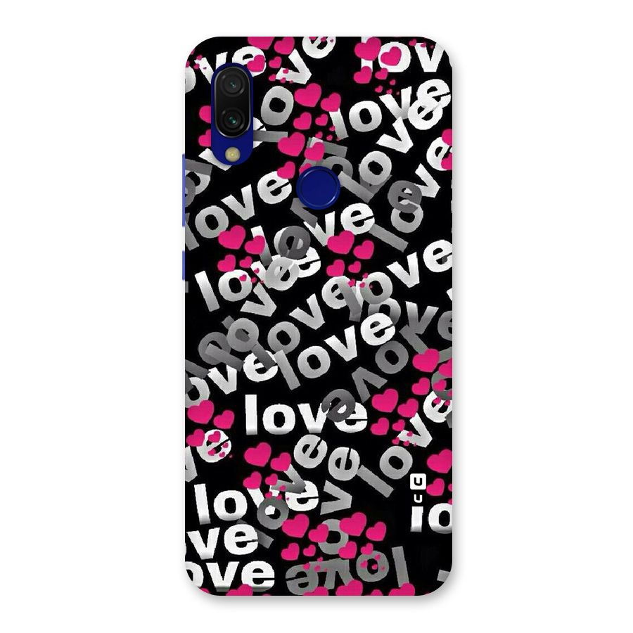 Too Much Love Back Case for Redmi Y3