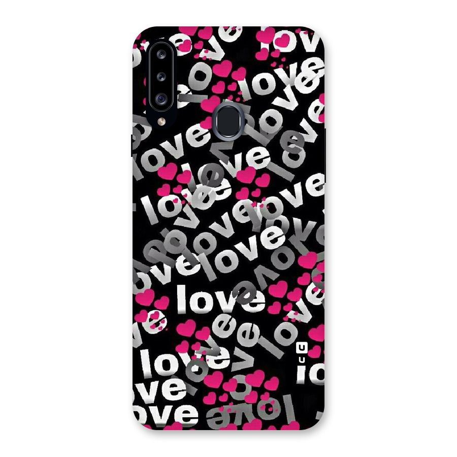Too Much Love Back Case for Samsung Galaxy A20s