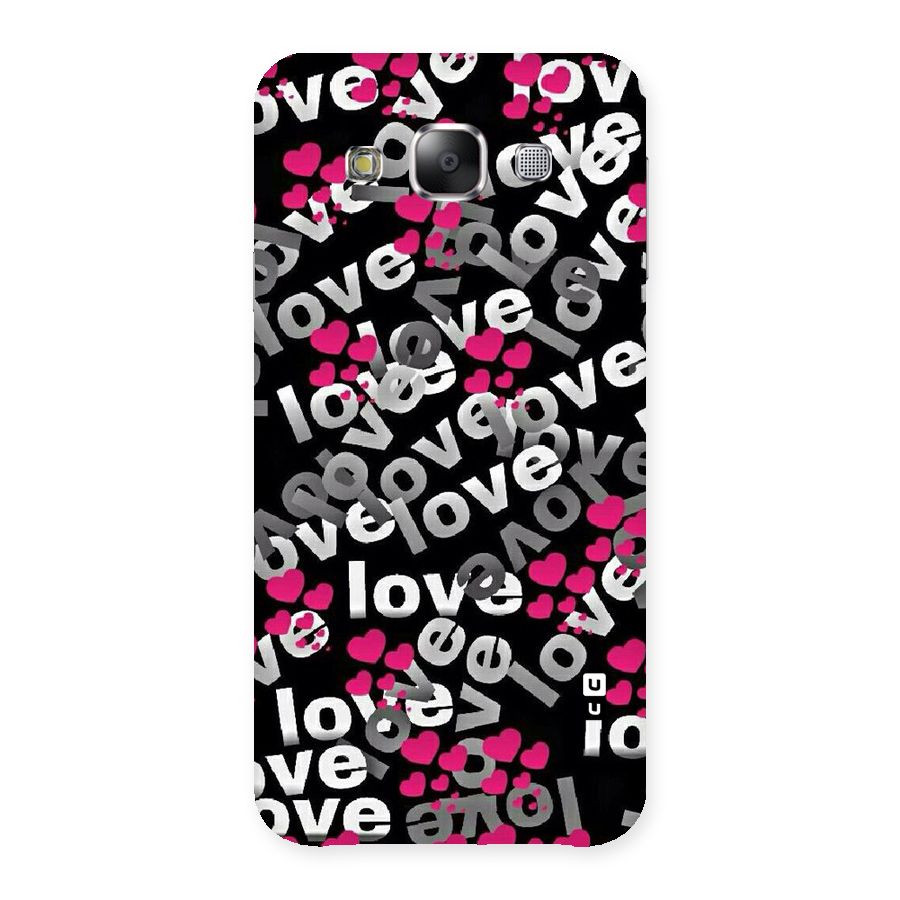 Too Much Love Back Case for Samsung Galaxy E5