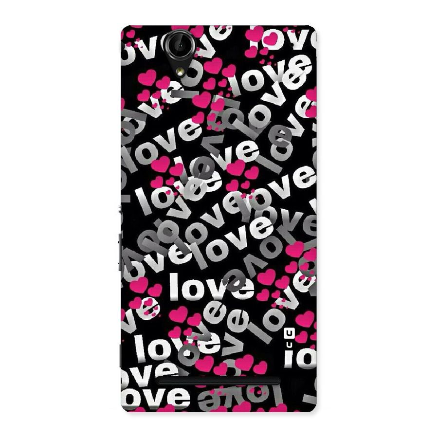 Too Much Love Back Case for Sony Xperia T2