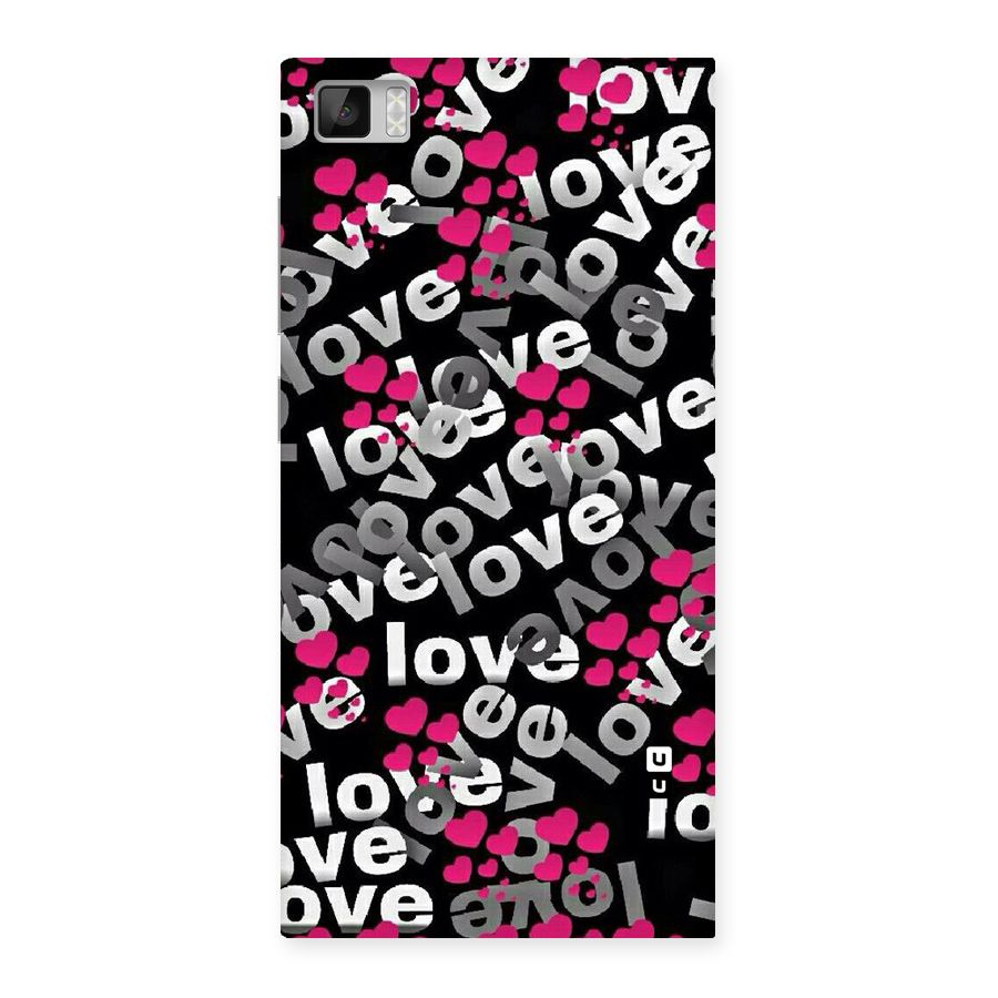 Too Much Love Back Case for Xiaomi Mi3