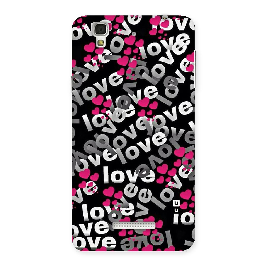 Too Much Love Back Case for YU Yureka Plus
