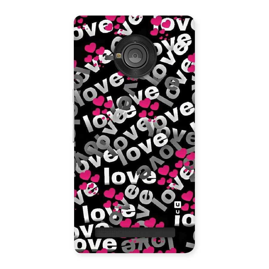 Too Much Love Back Case for Yu Yunique