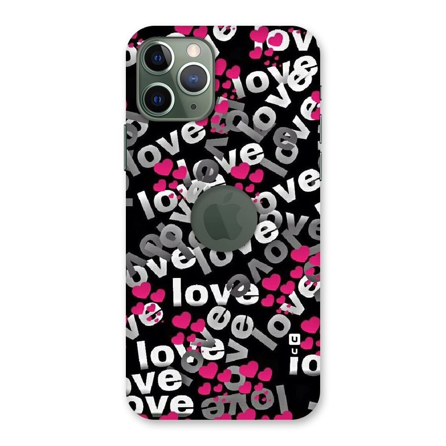 Too Much Love Back Case for iPhone 11 Pro Logo  Cut