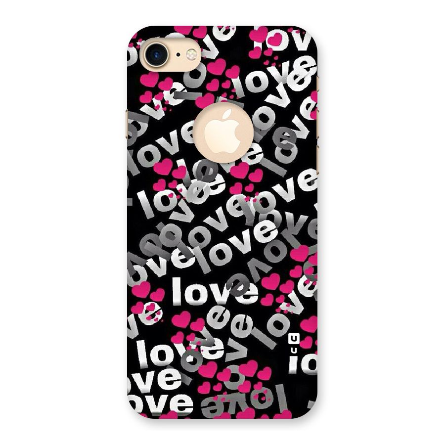 Too Much Love Back Case for iPhone 7 Logo Cut